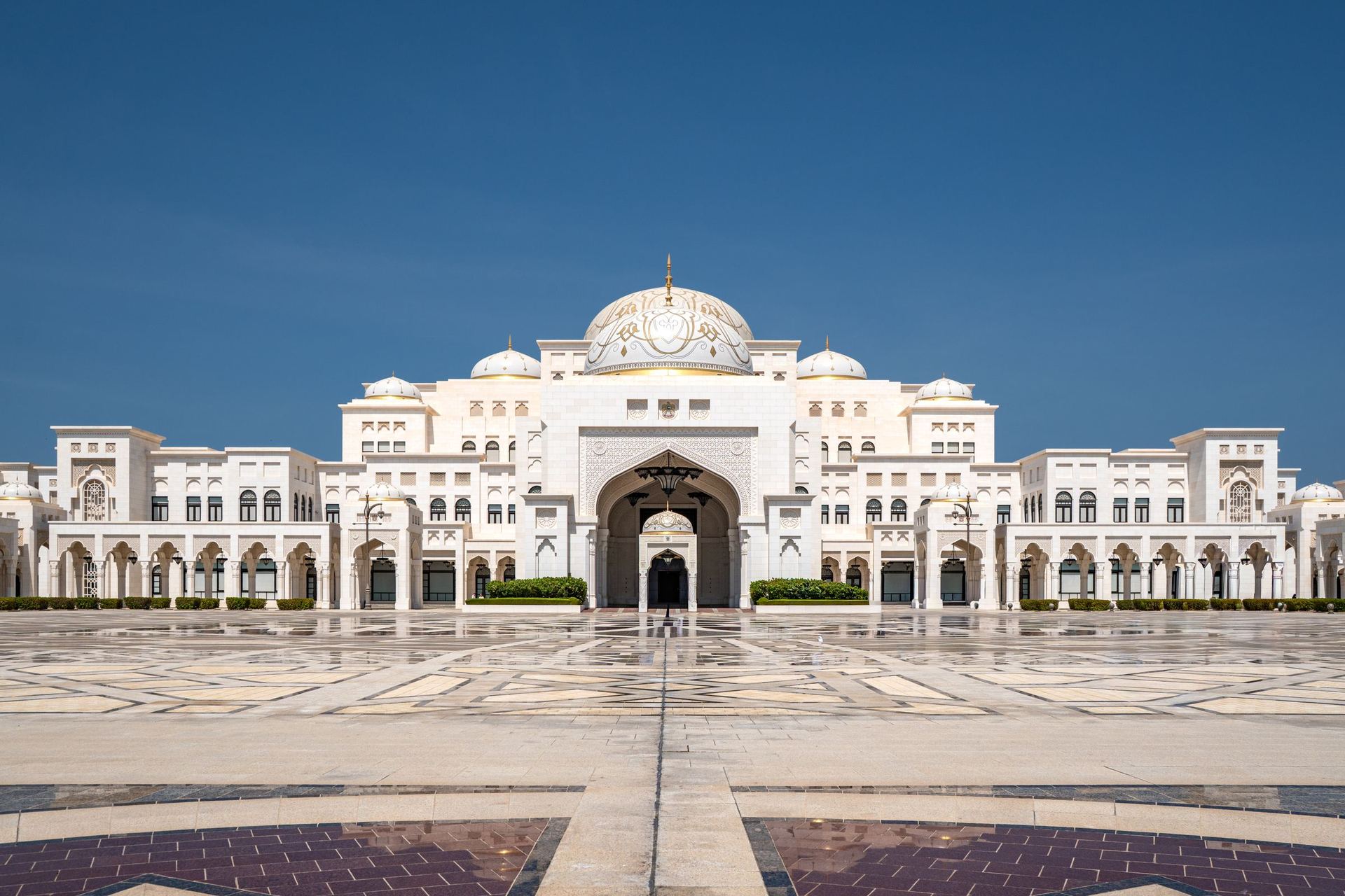 Qasr Al Watan, the presidential palace in Abu Dhabi